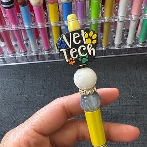 Vet Tech Beaded Pen